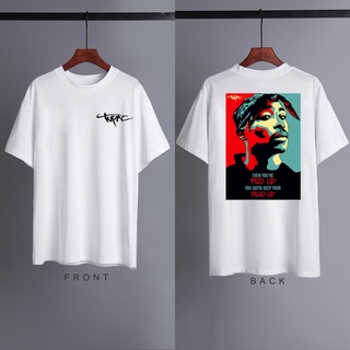 เสื้อครอปสายฝอ - 2PAC TuPac ไวนิลพิมพ์กราฟิกเสื้อยืดเสื้อผ้าหลวมสําหรับผู้ชายเสื้อทีเชิ้ตสตรีทแวร์ข