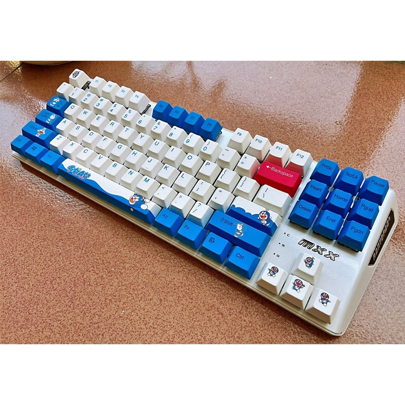 แป้นพิมพ์โดเรม่อนแป้นพิมพ์ KEYCAP keyboard keyboard แบบ Abs keycapไทย