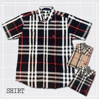 เสื้อเชิ้ต ผู้ชาย แขนสั้น ผ้านิ่ม ผ้าดี เกรดA ทรงสวย แฟชั่น
