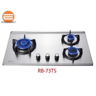 Rinnai เตาฝัง 3 หัว รุ่น RB-73TS หน้าสแตนเลส