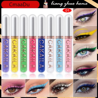 ดินสออายไลเนอร์ เนื้อแมตต์ แห้งเร็ว ติดทนนาน สีขาว สีทอง 8 สี/ชุด