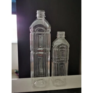 ขวดเหลี่ยม500ml.ทรงโรมัน 90​ใบ/238 บาท (SQ500ML) รวมฝา