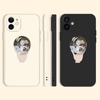 Rick Sanchez เคสไอโฟน 8พลัส Animat เคสโทรศัพท์ 7 8 Plus Se2020 เคส iPhone 14 13 12 11 promax case X Xr Xs Max cover