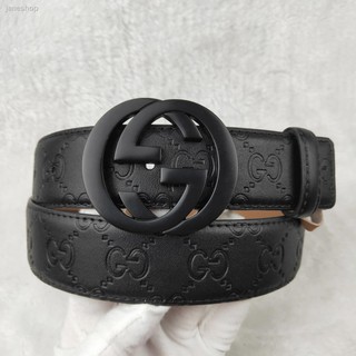 Men S Leather Gucci Belt Retro Classic Double G Embossing Young Women Leisure Han Edition Joker New Waist Chain 4