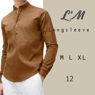 [เหลือ157฿ใส่โค้ดMAYINC30] 11 สี รุ่นกระดุม 1 เม็ด !!! เกาหลีฝุดๆ เสื้อเชิ้ตผู้ชาย คอจีนแขนยาว