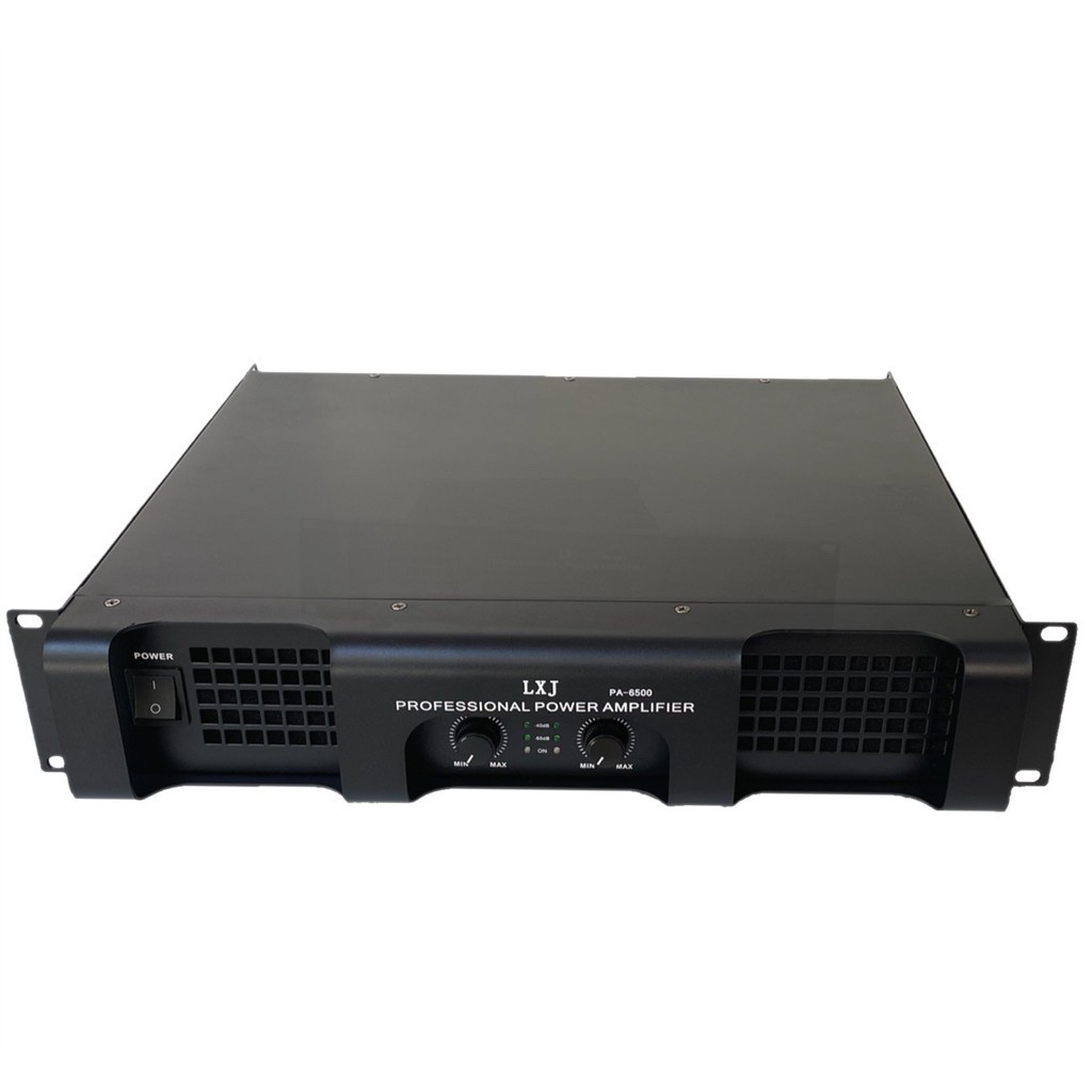 LXJ เพาเวอร์แอมป์ กลางแจ้ง 6500W PMPO เครื่องขยายเสียง Professional poweramplifier รุ่น PA-6500 new 