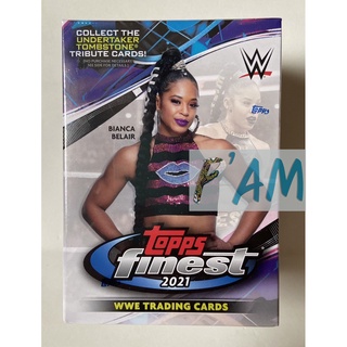 พร้อมส่ง 2021 Topps Finest WWE Blaster Box กล่องซีล