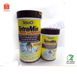 Tetra,TetraMin Mini Granules (45-112 g.) อาหารปลาเล็ก