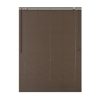 มู่ลี่ ไวนิล HOME LIVING STYLE 120X160 ซม. สีน้ำตาลเข้ม  VINYL VENETIAN BLIND HOME LIVING STYLE 120X160CM DARK BROWN