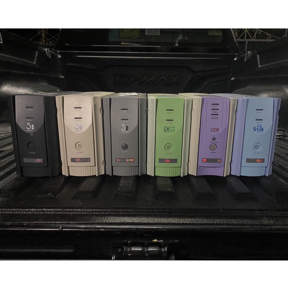 เครื่องสำรองไฟ SYNDOME UPS (800VA /300 Watt) (1000VA /400 Watt) (1000VA /600 Watt) มือสอง ราคาถูก
