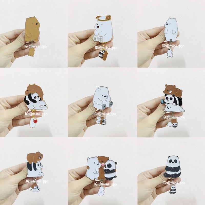 ที่หนีบเข็มขัด มีตัวห้อย 🐻