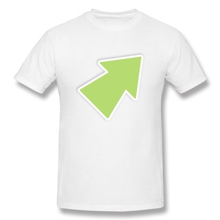 T Shirt Green Arrow Hand Symbol Colour Graphic Tee Shirt Mens 100 Percent Cotton Short Sleeve Tshirt