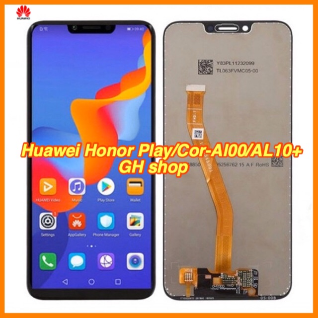 Huawei Honor Play/ Honor play/ cor-AL10/Cor-AL00/ AL10+/Cro-L29/Cor-L29 จอชุด แถมฟิล์มกระจกใส่