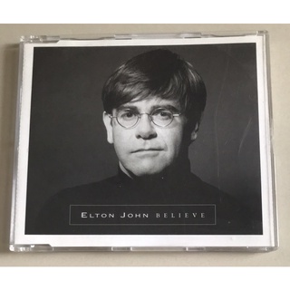 ซีดีซิงเกิ้ล ลิขสิทธิ์ มือ 2 สภาพดี...250 บาท “Elton John” ซิงเกิ้ล “Believe” แผ่นหายาก Made in EU