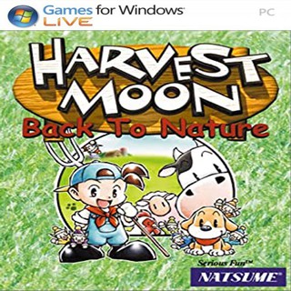 GAME PC (ติดตั้งง่าย) HARVEST MOON BACK TO NATURE (เกมปลูกผักในตำนาน)