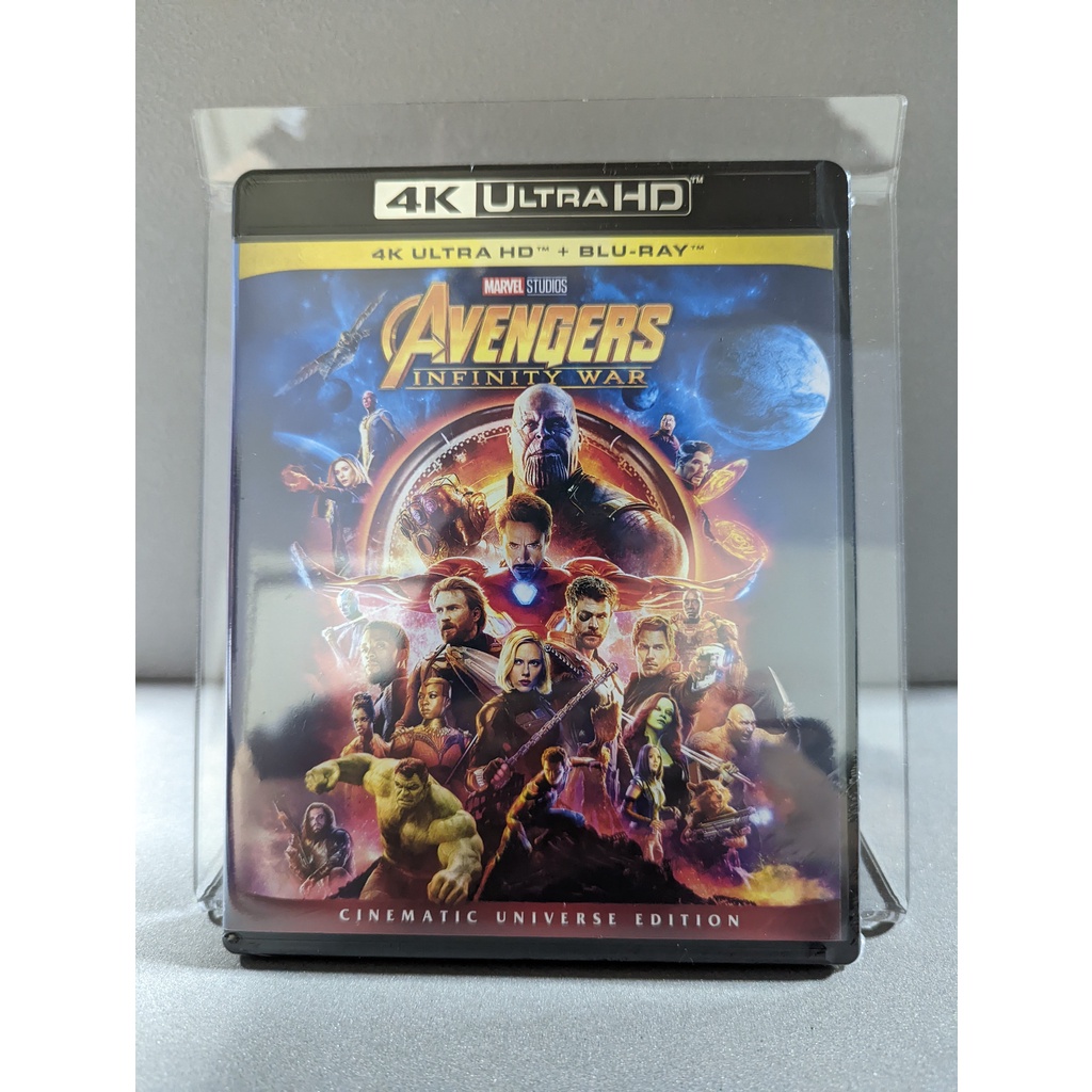 Avengers Infinity War แผ่น 4K + Blu-ray