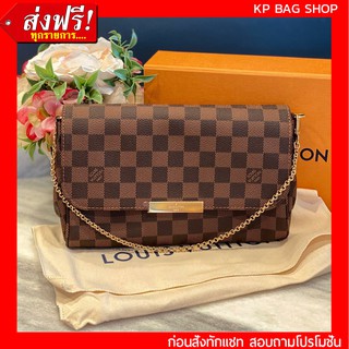 [งาน VIP เปะทุกจุด] Louis Vuitton Favorite MM Damier Ebene Canvas VIP Grade Full Set Option