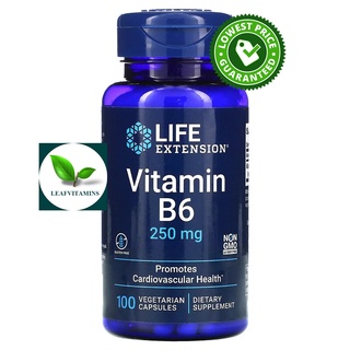 Life Extension Vitamin B6 250 mg / 100 Vegetarian Capsules