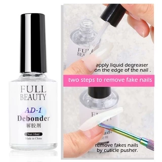 ส่งทันที ♡ AD-1 Full beauty น้ำยาละลายกาว (กาวน้ำ) ถอดเล็บปลอมง่าย