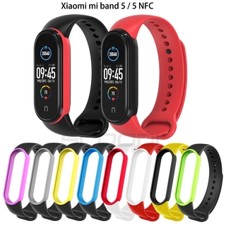 สายซิลิโคน สำหรับ Xiaomi Mi Band 5 6 miband 6 / 5 NFC