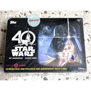 (Sealed Box) 2017 TOPPS, STAR WARS : 40th ANNIVERSARY PATCH CARD (กล่องสุ่มการ์ดสตาร์วอร์)