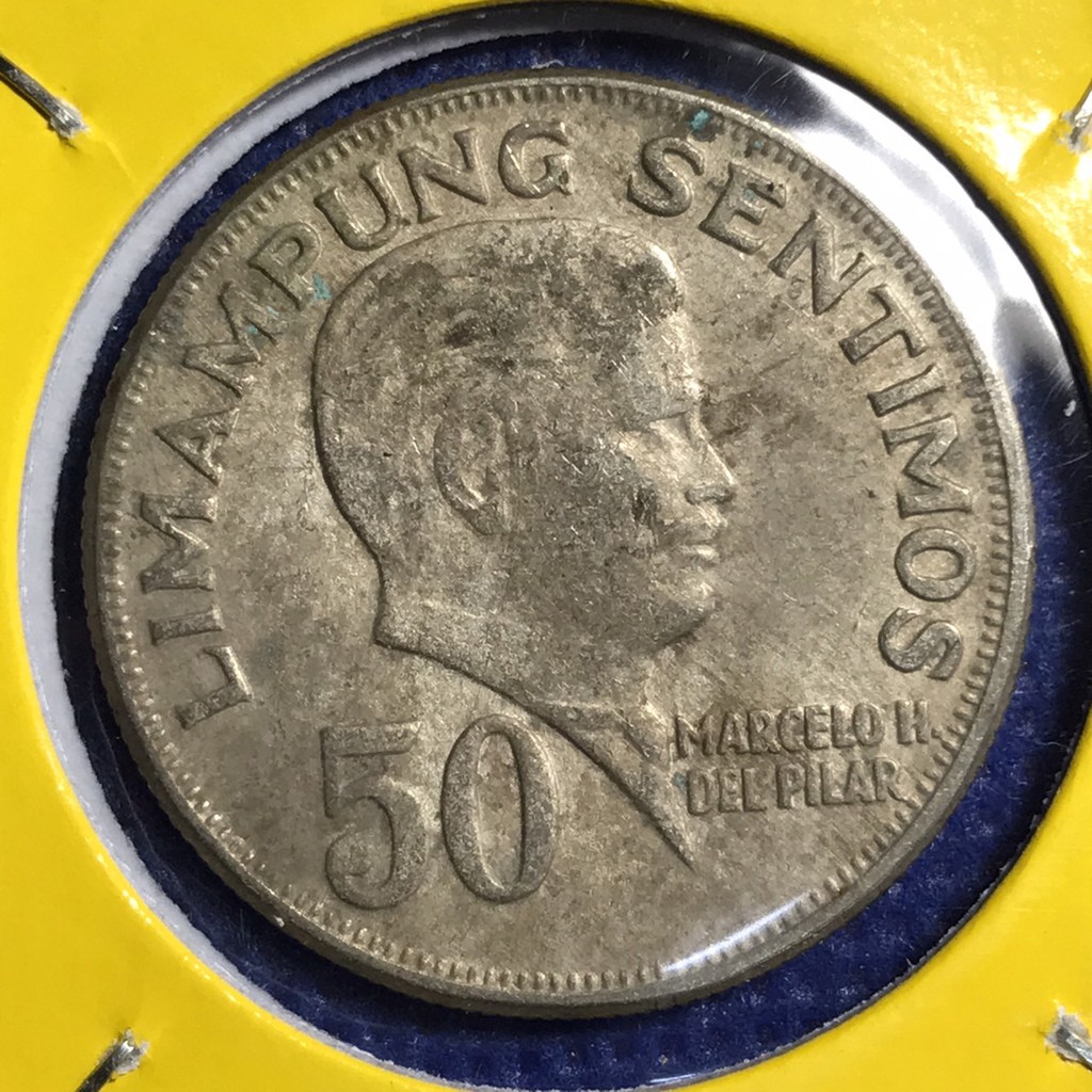 No.14464 ปี1971 ฟิลิปปินส์ 50 SENTIMOS เหรียญเก่า เหรียญต่างประเทศ เหรียญสะสม เหรียญหายาก ราคาถูก