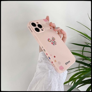เคสซิลิโคน TPU พิมพ์ลาย Mickey Minnie สำหรับ iPhone 13 12 11 Pro ProMax 6 6S 6Plus 6SPlus 7 7Plus 8 8Plus X XS XR XSmax case
