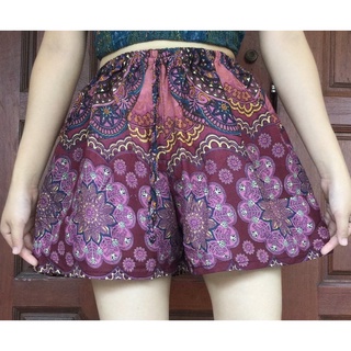 กางเกงแฟชั่นเอวสูง ขาสั้น กางเกงขาสั้นผู้หญิงเอวสูง Shorts Women/ Shorts elephant/Elephant pant