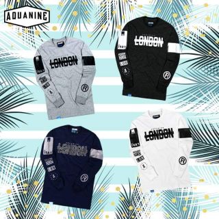 AQUANINE LONDON ST LLOST เสื้อยืด แขนยาว streetwear long sleeve