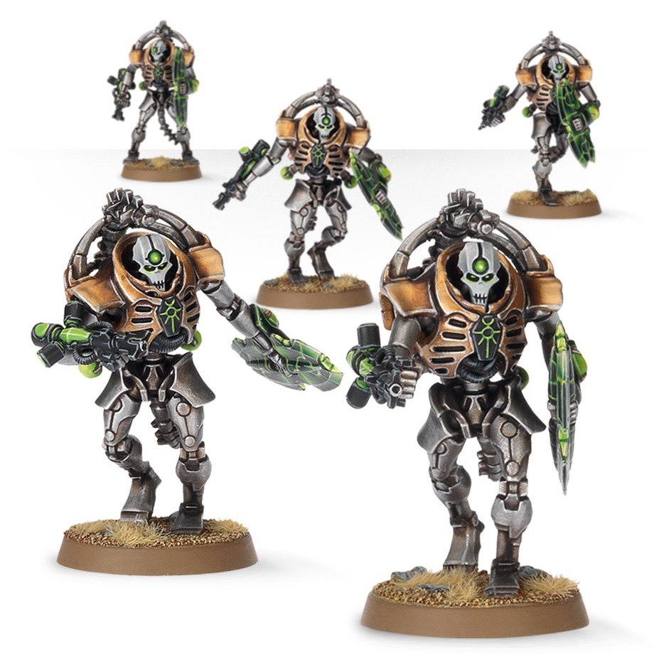 [200A พร้อมส่ง] WARHAMMER 40K: NECRONS: TRIARCH PRAETORIANS โมเดลเกมสนามจำลอง