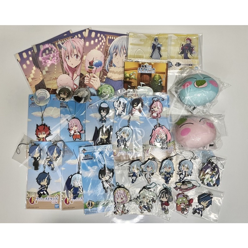 Tensei shitara slime datta ken : Ichiban Kuji รางวัลอิจิบังคุจิ พวงกุญแจ สไลม์ แสตนดี้ เข็มกลัด กระดานบอร์ด ซีดี ผ้าแขวน