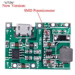 [[UTZN]] โมดูลชาร์จแบตเตอรี่ลิเธียม 18650 3.7V 4.2V เป็น 5V 9V 12V 24V
 [ขายดี