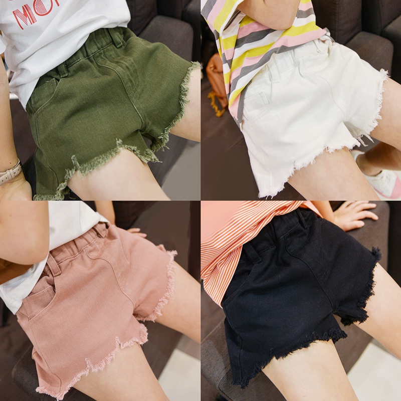 พร้อมส่ง ลดราคา กางเกงยีนขาสั้น ลําลอง ทรงหลวม ขนาดใหญ่ สไตล์เกาหลี แฟชั่นฤดูร้อน สําหรับเด็กผู้หญิง 2021