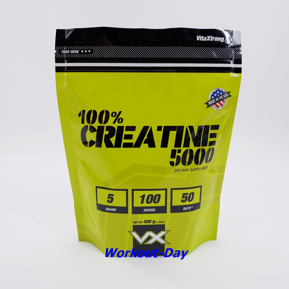 VX CREATINE 5000 ขนาด500กรัม ตัวช่วยเพิ่มแรงให้กล้ามเนื้อ