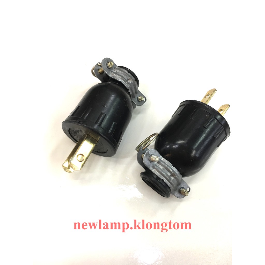 KPG ปลั๊กยางมีห่วงตัวผู้ 2 ขาแบน S-007 Sokawa