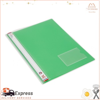 แฟ้มเจาะพลาสติก A4 สีเขียว โรบิน 5212/Robin Green A4 Plastic Punch File 5212