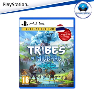 Playstation: แผ่นเกม Tribes of Midgard Deluxe Edition (UK ENG) เกมนี้รองรับภาษาไทย สำหรับ PS4