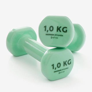 Sale ลดราคา ดัมเบลล์​ผู้หญิง ดัมเบล Dumbbell​ pvc 1 Kg. ดัมบ์เบล PVC แพ็คคู่ (1 กก.)