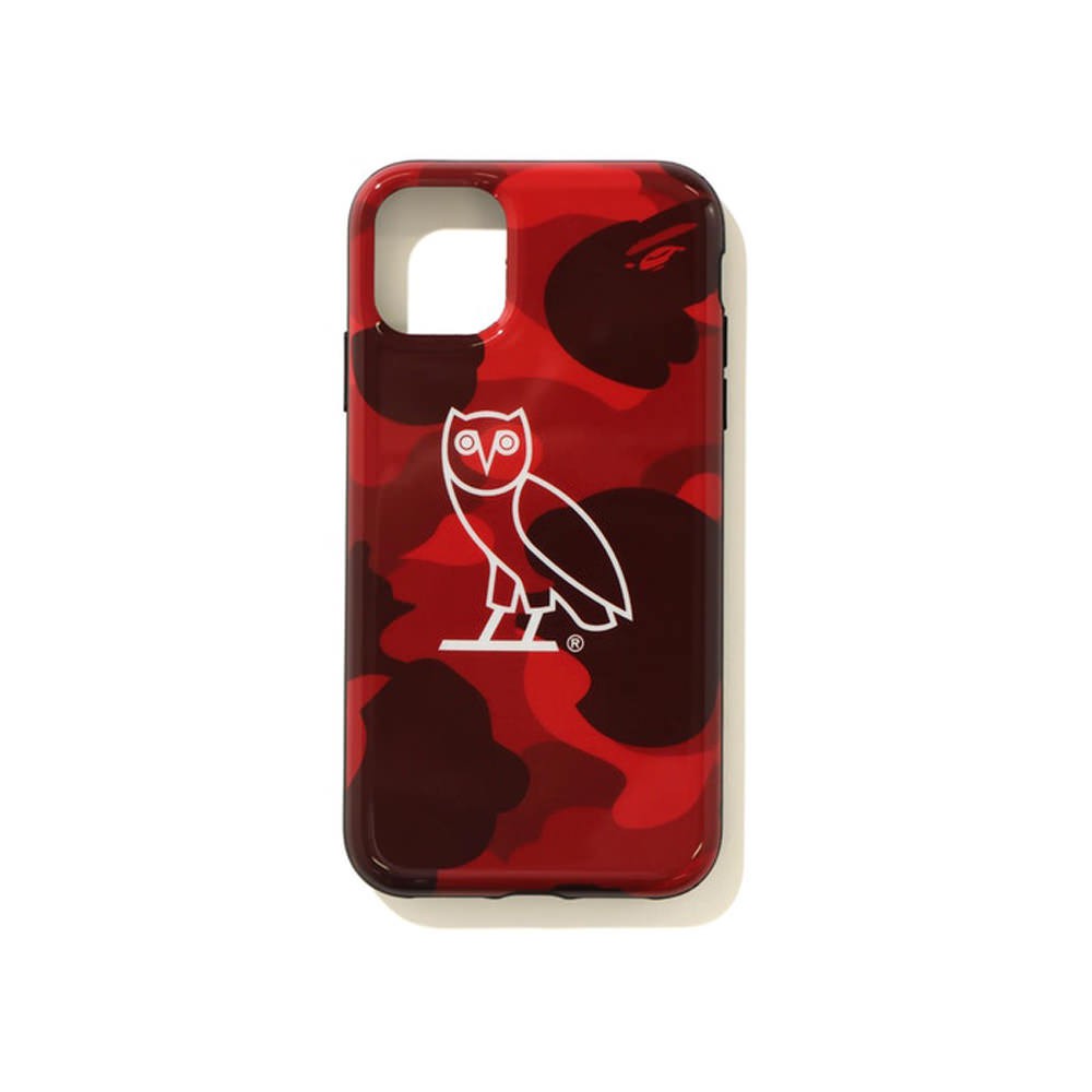 Ovo x bape 1st camo/red iphone11 pro case