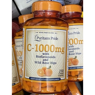 Pututans Pride Vit-C 1000 mg with Bioflavonoid &amp; rosehip 250 เม็ด Exp.7/2024