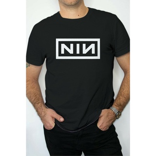 ขายดี!ขายดี เสื้อยืดลําลอง แขนสั้น พิมพ์ลายกราฟฟิค NINE INCH NAILS NIN Rock Band สีดํา ขนาดกลาง BFaooc57IAkjlm18S-5XL