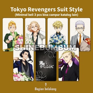 โฟโต้การ์ด ลายการ์ตูนอนิเมะ Tokyo Revengers สไตล์ชุดสูท