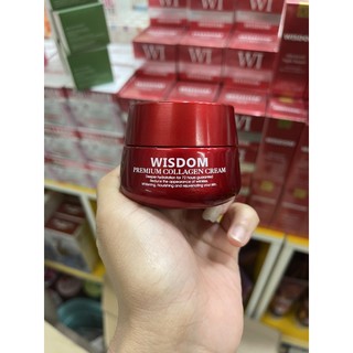 Wisdom premium collagen cream 50g.วิสดอม ครีมคอลลาเจน