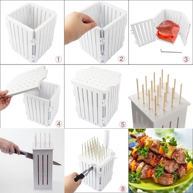 Machine Kebab Maker Box BBQ เครื่องทำเคบับ อุปกรณ์ย่างบาร์บีคิว ที่เสียบบาร์บีคิว