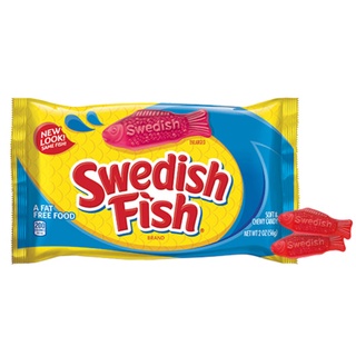 Swedish Fish Soft &amp; Chewy Candy ขนม usa