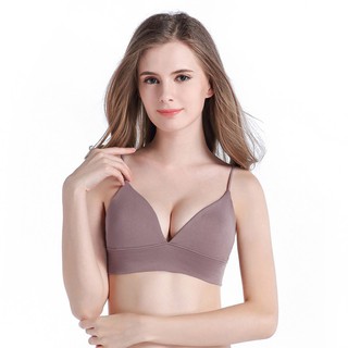 09001&lt;37-70KG&gt;French Triangle Cup Without Steel Ring Underwear Thin Sexy Bra