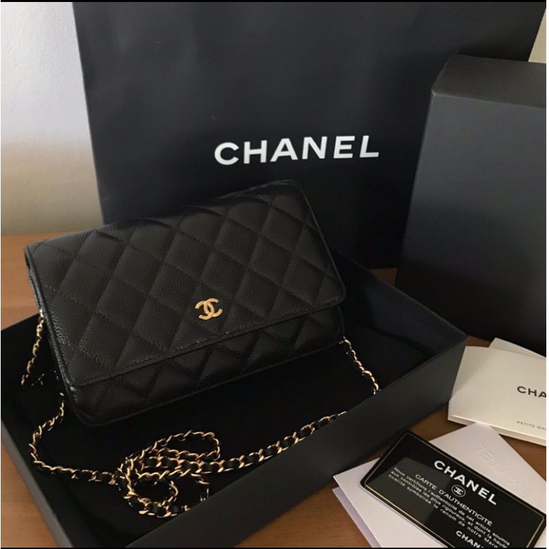 👛Like new Chanel woc caviar Holo29👛อะไหล่ทองสวยสุดๆช้อปEmquartier🔥81999🔥