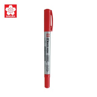 KTS (ศูนย์เครื่องเขียน) ปากกา Sakura Identi Pen  2 หัว สีแดง