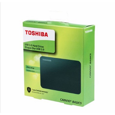 TOSHIBA CANVIO BASIC 500GB/1TB USB3.0 EXTERNAL HARD DISK (BLACK)