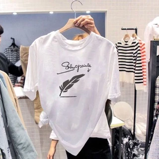 BK-451-SHORT เสื้อยืดแขนสั้นพร้อมส่ง 7สี ลายการ์ตูน ขายดีตามเทรนต์ ลายน่ารัก สีสันสดใส่น่ารัก ใส่ได้ทั้งหญิงและชาย